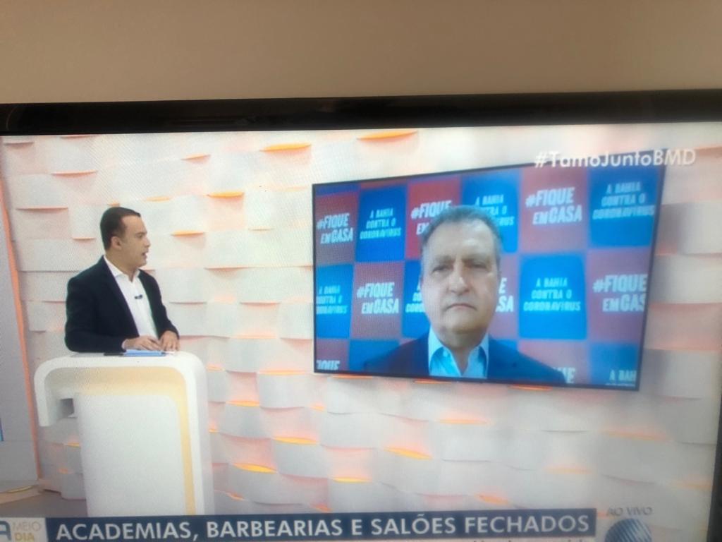 Imagem de Ao vivo, Rui revela surpresa com ação sobre respiradores e cobra de chefe do MP participação em comitê de transparência