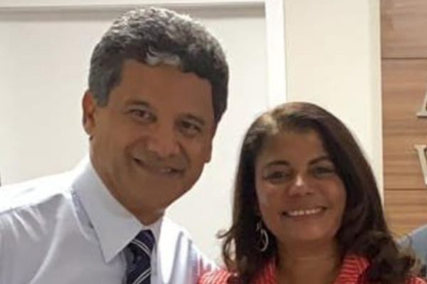 Os advogados Vivaldo Amaral e Ana Celeste