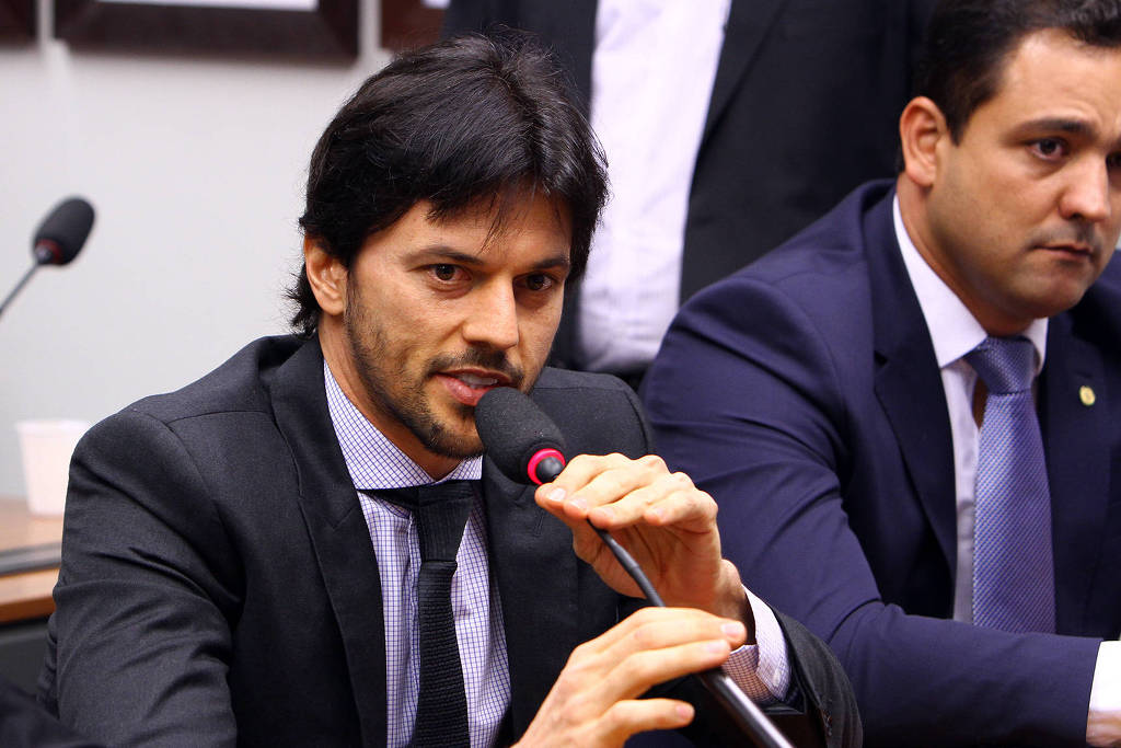 O deputado Fábio Faria (PSD-RN) durante audiência pública na Câmara dos Deputados, em Brasília