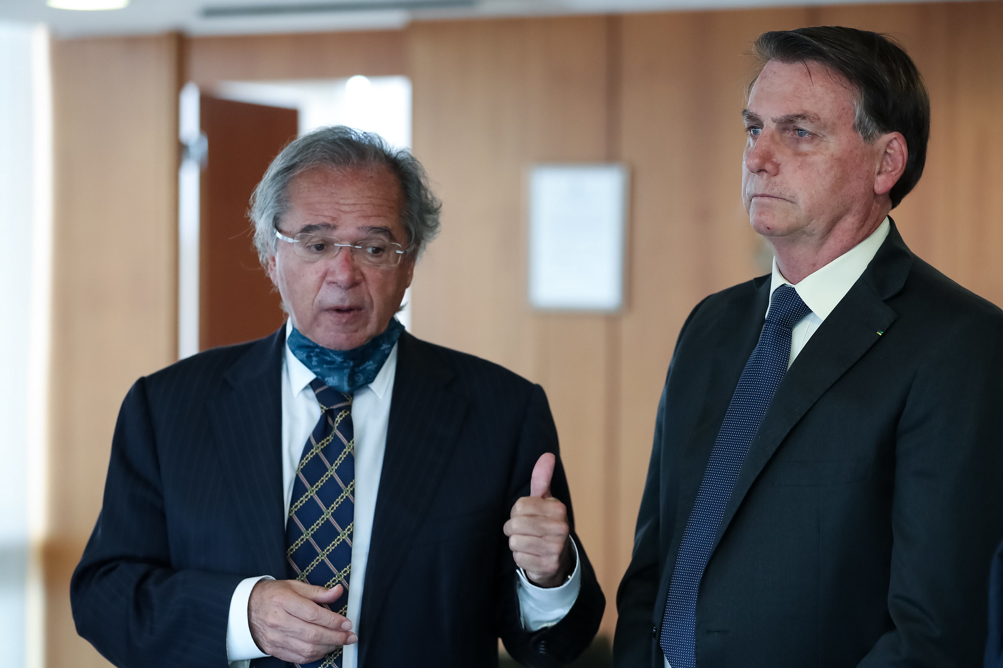 Paulo Guedes e Jair Bolsonaro