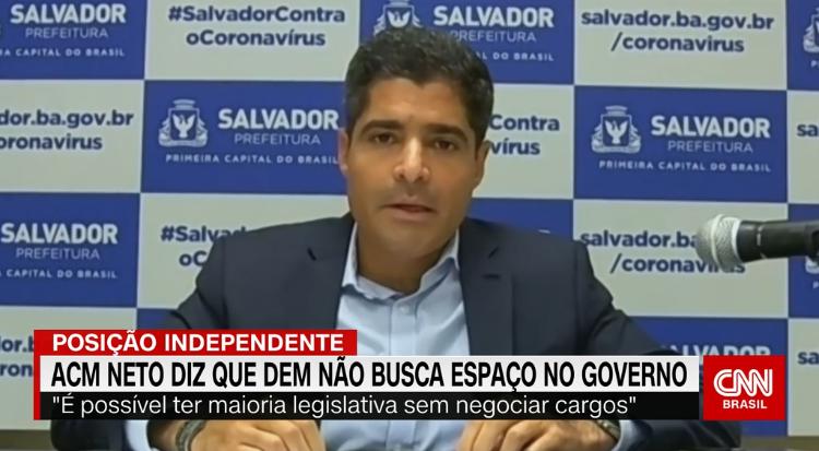 Imagem de Democratas não faz parte do Centrão, garante ACM Neto