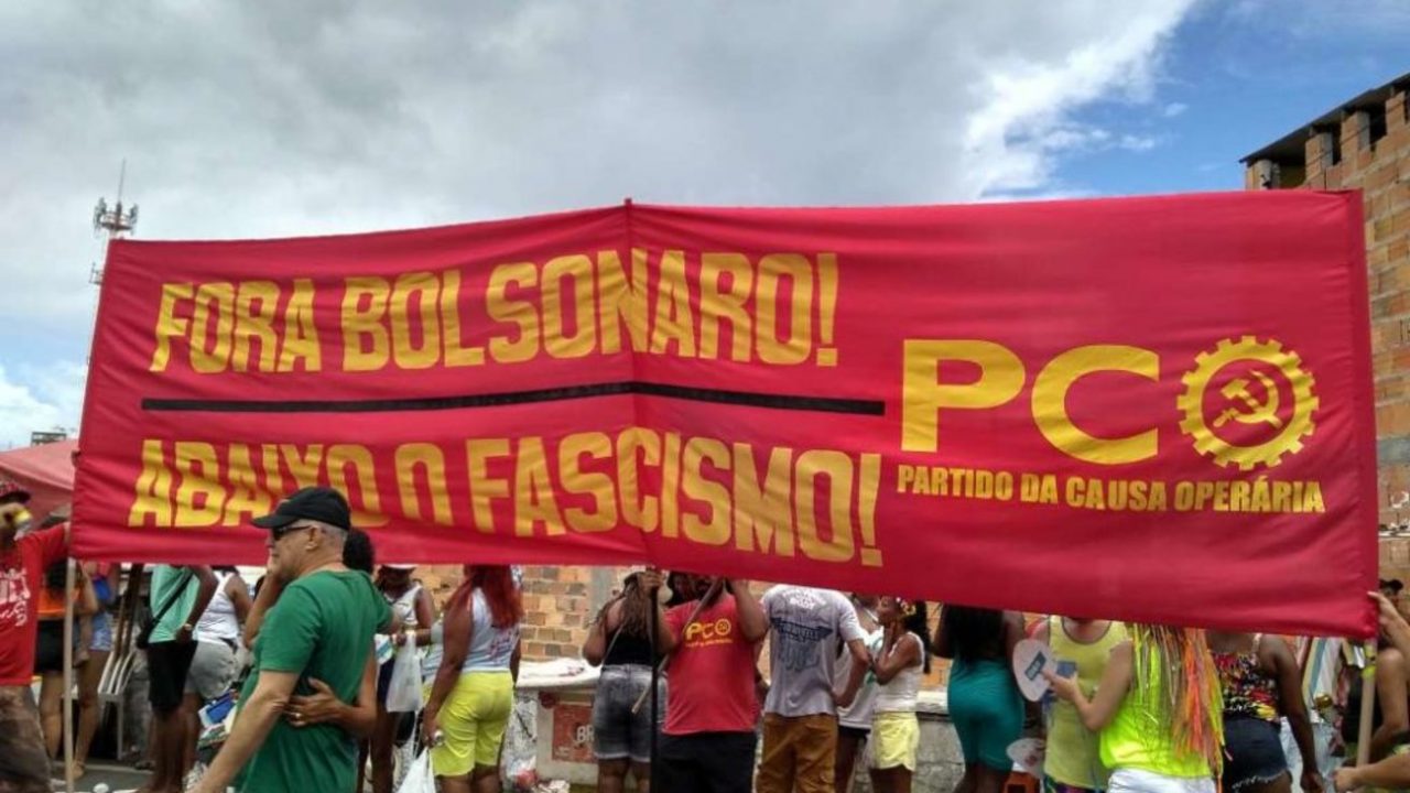 Imagem de PCO convoca ato contra o fascismo e pelo "Fora Bolsonaro" neste sábado no Campo Grande