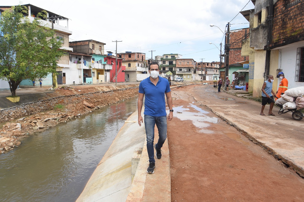Requalificação do canal do Paraguari, em Periperi