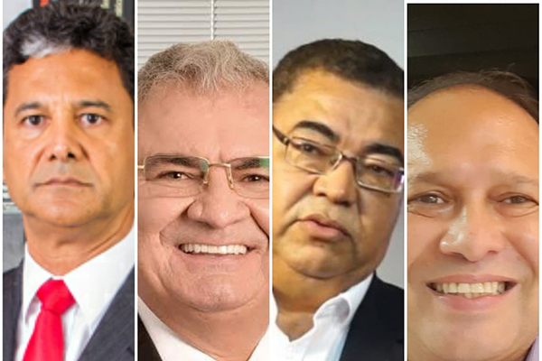 Vivaldo Amaral, Angelo Coronel, Ademir Ismerim e Pedro Castro Vivaldo Amaral, Angelo Coronel, Ademir Ismerim e Pedro Castro