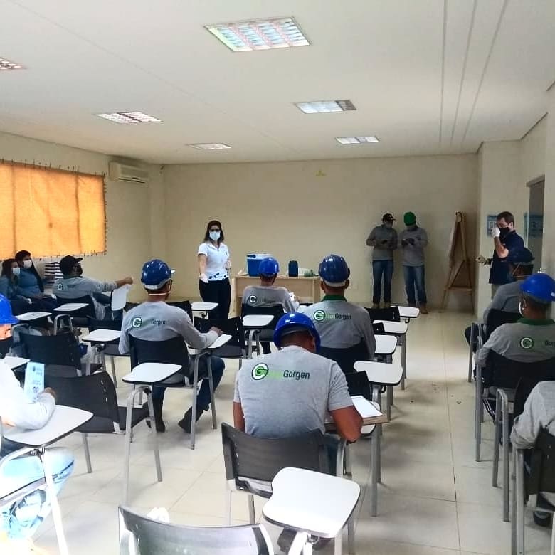 Blitz educativa realizada em fazendas do setor agrícola