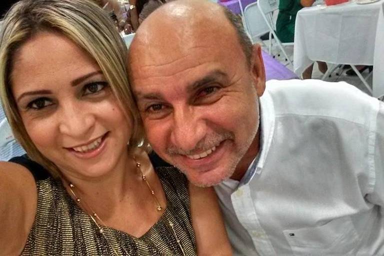 Márcia Aguiar e Fabrício Queiroz