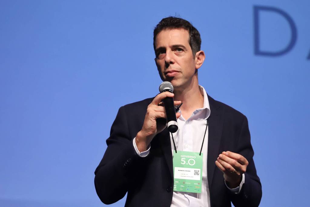 Renato Feder, que foi convidado para ser ministro da Educação, em evento em Foz do Iguaçu em outubro de 2019