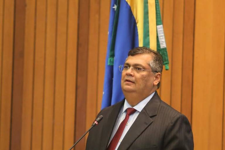 Flávio Dino (PCdoB) durante discurso de posse na Assembleia do Maranhão Flávio Dino (PCdoB) durante discurso de posse na Assembleia do Maranhão