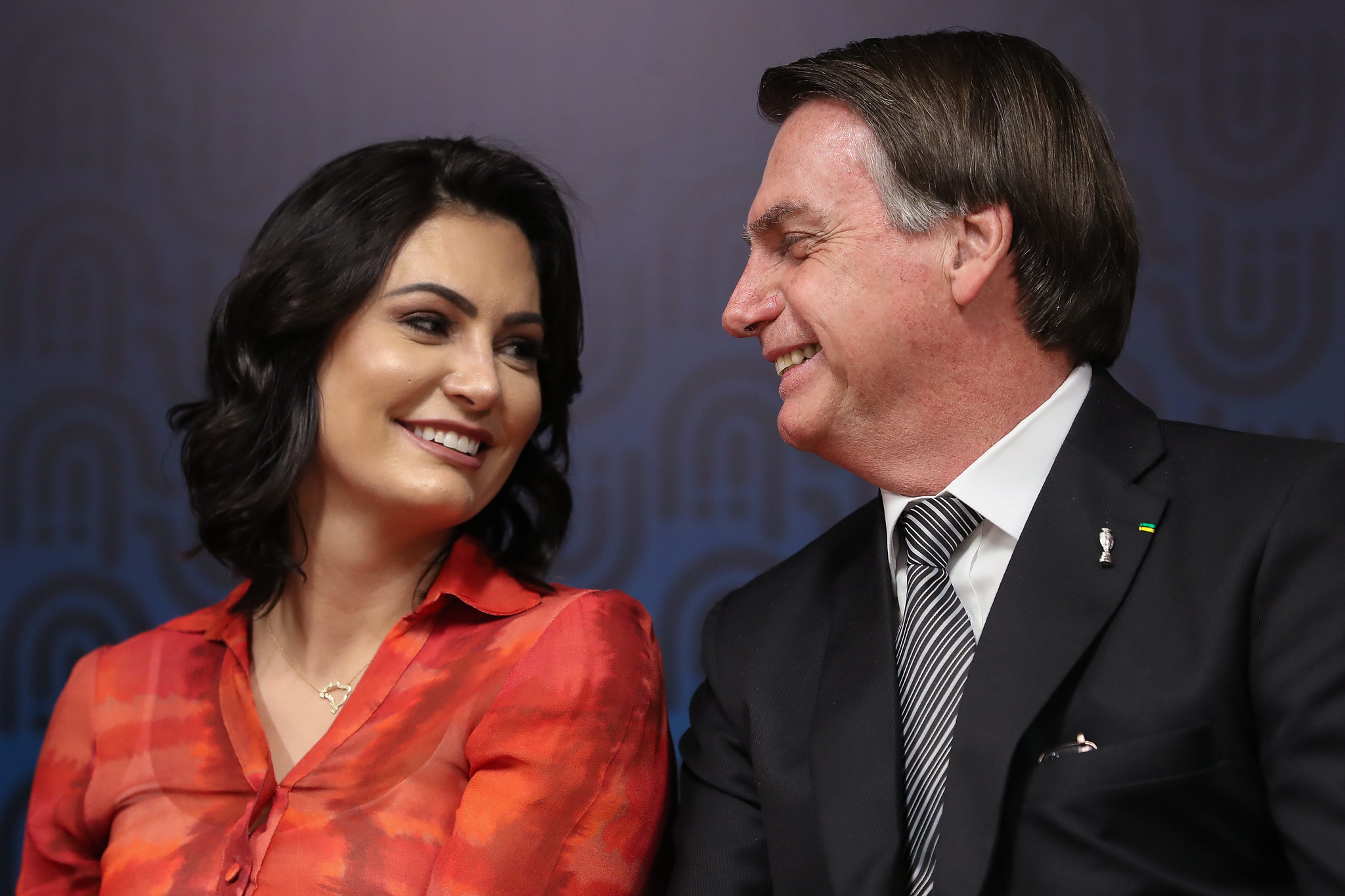 Michelle e Jair Bolsonaro Michelle e Jair Bolsonaro