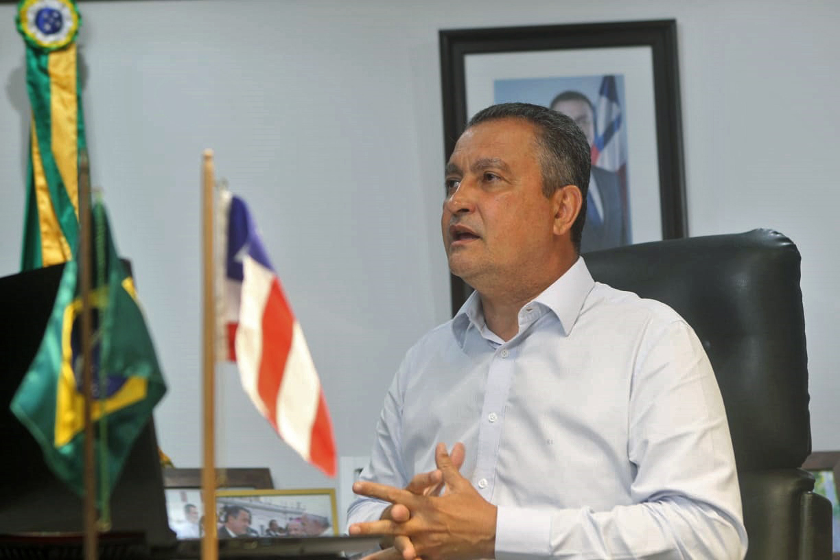 Na imagem, o governador Rui Costa, do PT