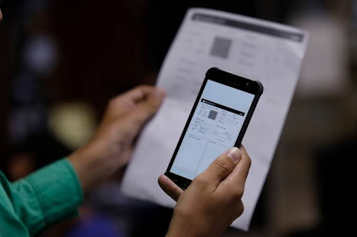 Está disponível também a opção de imprimir uma cópia com QR Code Está disponível também a opção de imprimir uma cópia com QR Code