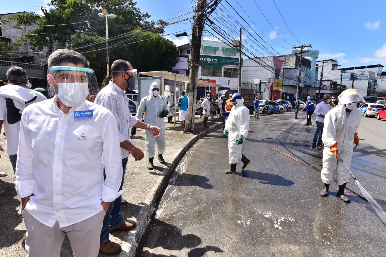 Na imagem, o prefeito de Salvador, ACM Neto, do DEM Na imagem, o prefeito de Salvador, ACM Neto, do DEM