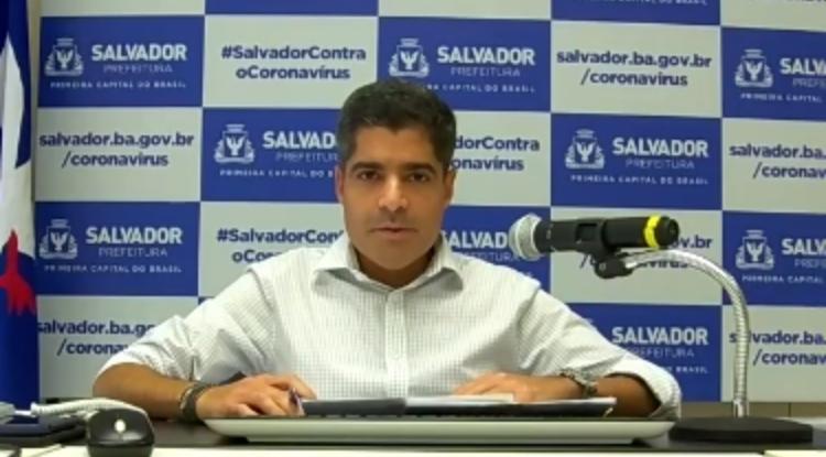 Na imagem, o prefeito de Salvador, ACM Neto, do DEM