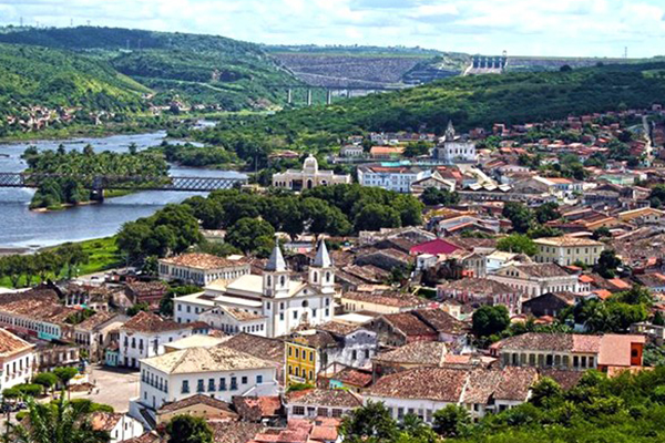 Cidade de Cachoeira, no recôncavo baiano 