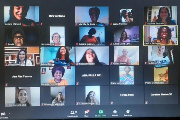 Saúde foi o tema da reunião virtual mediada pela a major Denice e pelo governador Rui Costa