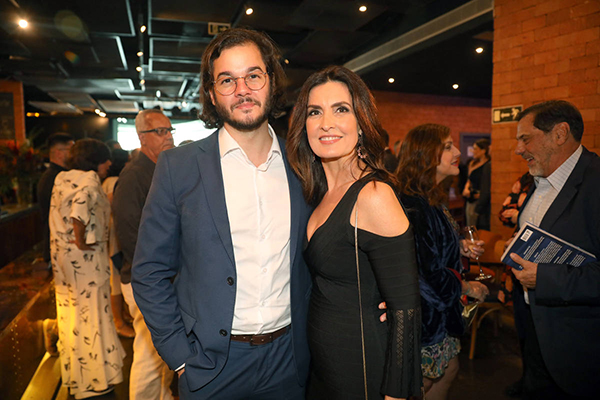 Túlio Gadêlha e Fátima Bernardes
