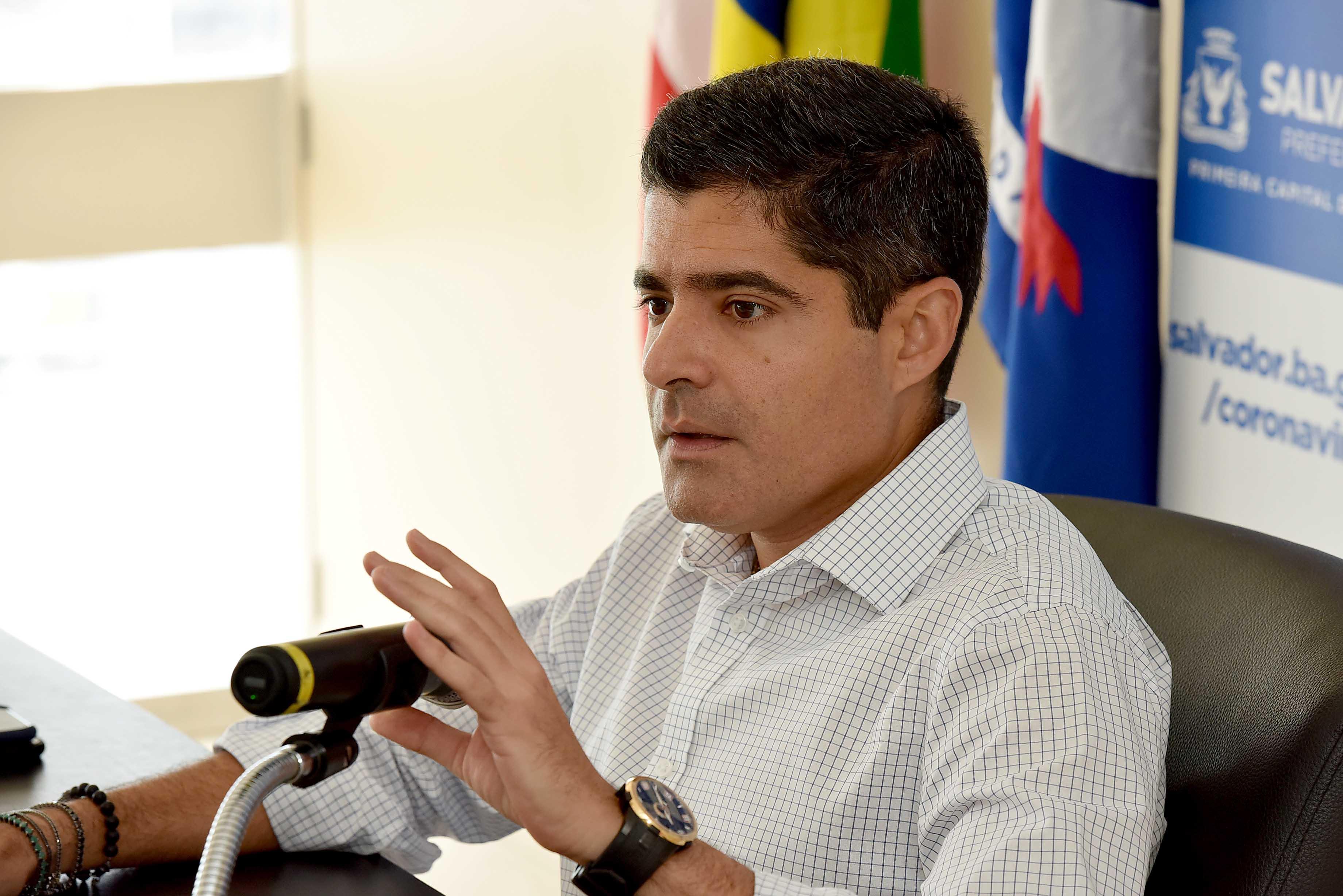 Na imagem, o ex-prefeito de Salvador, ACM Neto, do Democratas