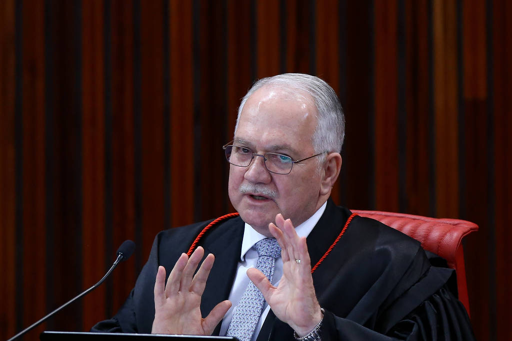 O ministro Edson Fachin do TSE O ministro Edson Fachin do TSE