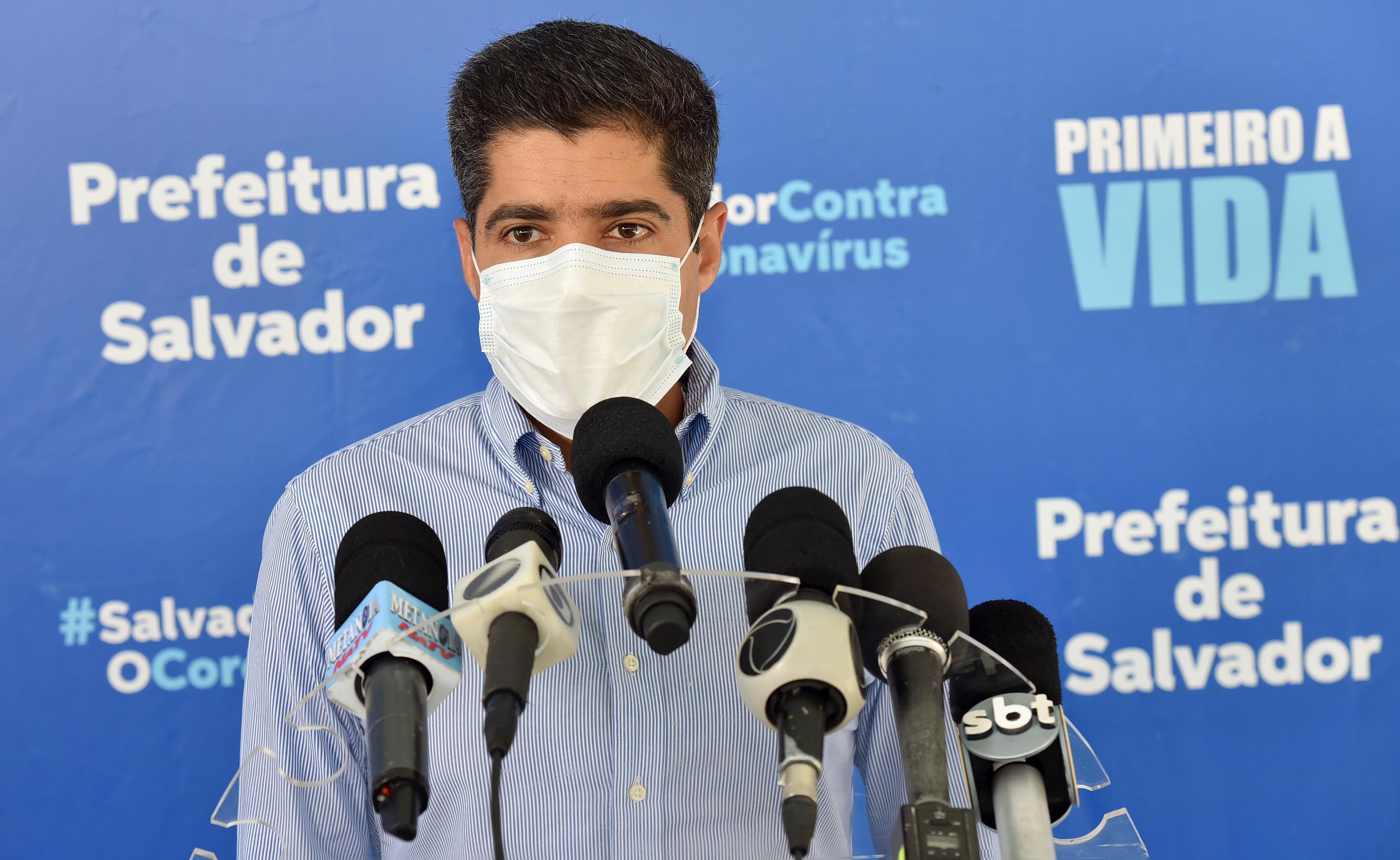 Na imagem, o prefeito de Salvador, ACM Neto, também presidente nacional do Democratas Na imagem, o prefeito de Salvador, ACM Neto, também presidente nacional do Democratas