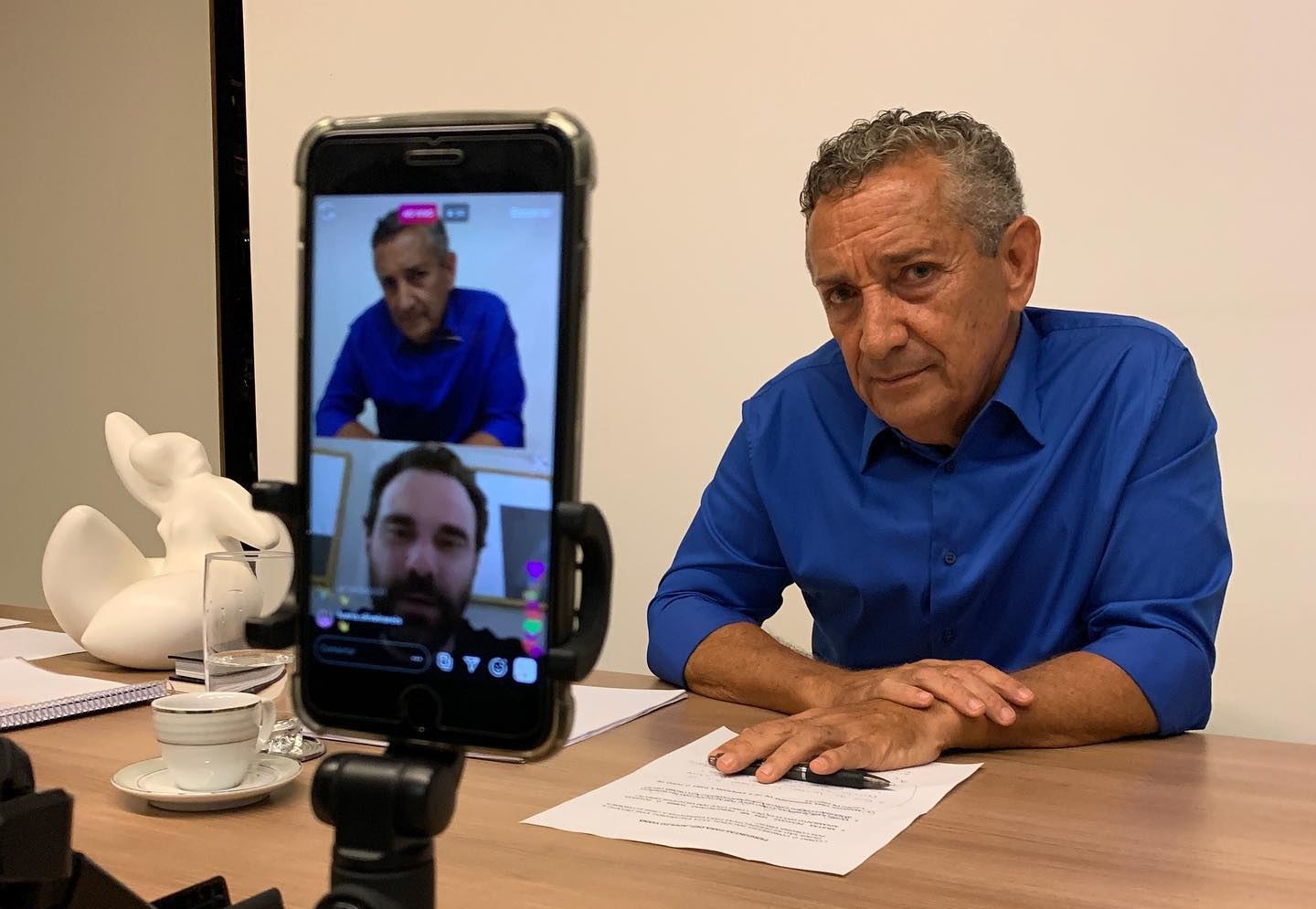 Na imagem, Teobaldo Costa, dono da rede de supermercados Atakarejo