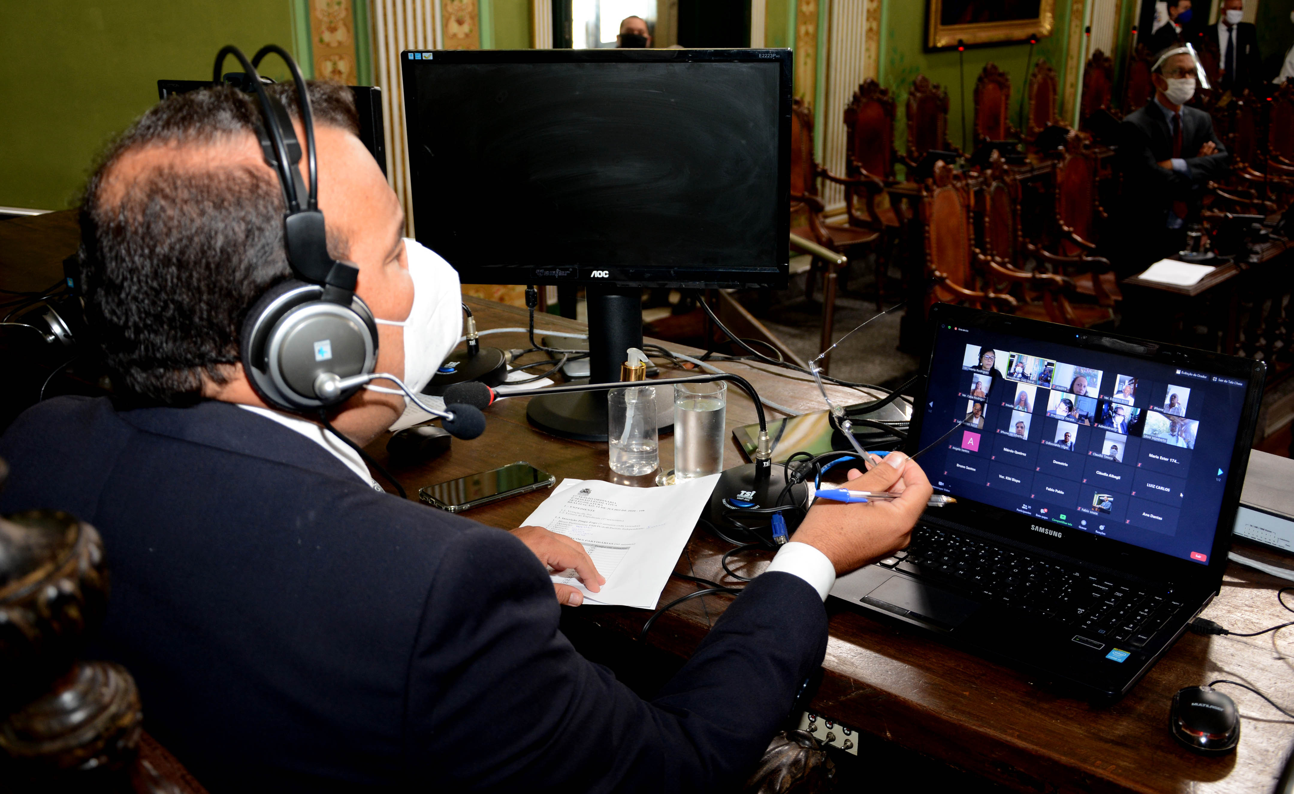 Imagem de Presidente da Câmara promete celeridade em votação de medidas para recuperação econômica anunciadas por ACM Neto