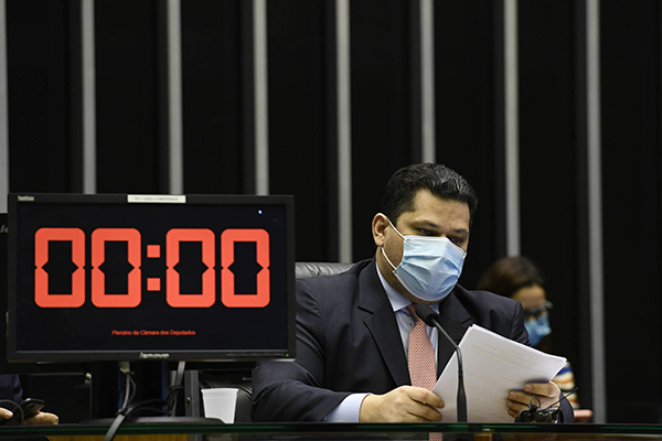 O presidente do Senado, Davi Alcolumbre