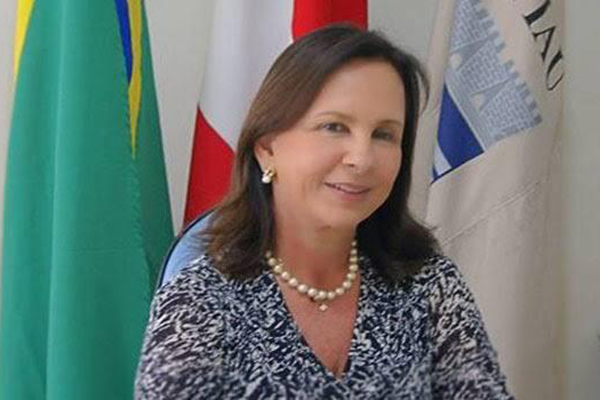 A prefeita de Ipiaú, Maria das Graças César Mendonça