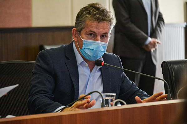 O governador de Mato Grosso, Mauro Mendes (DEM) O governador de Mato Grosso, Mauro Mendes (DEM)