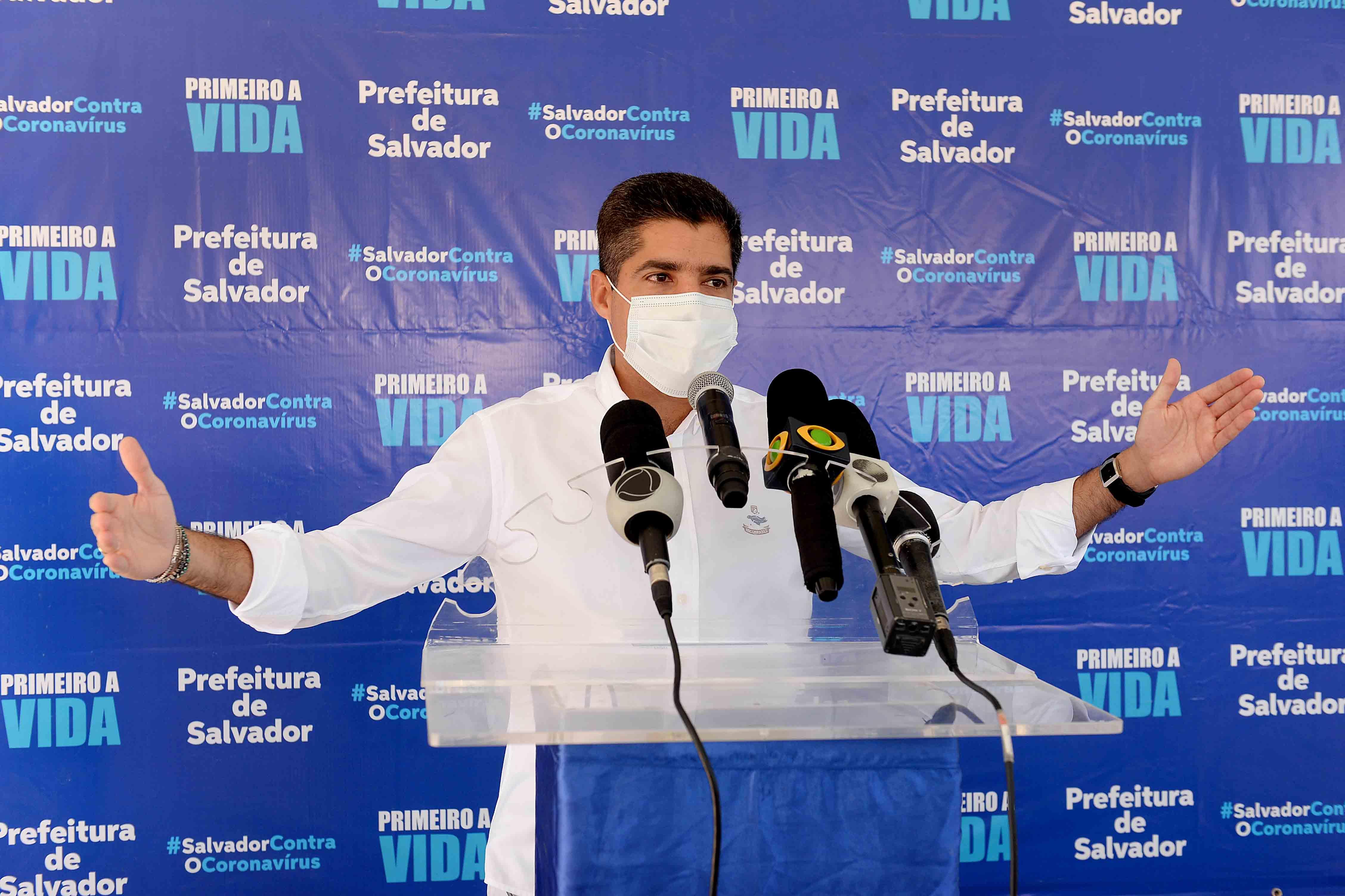 Imagem de Com restrições, ACM Neto anuncia reabertura das praias em Salvador; uso de máscara será obrigatório Imagem de Com restrições, ACM Neto anuncia reabertura das praias em Salvador; uso de máscara será obrigatório