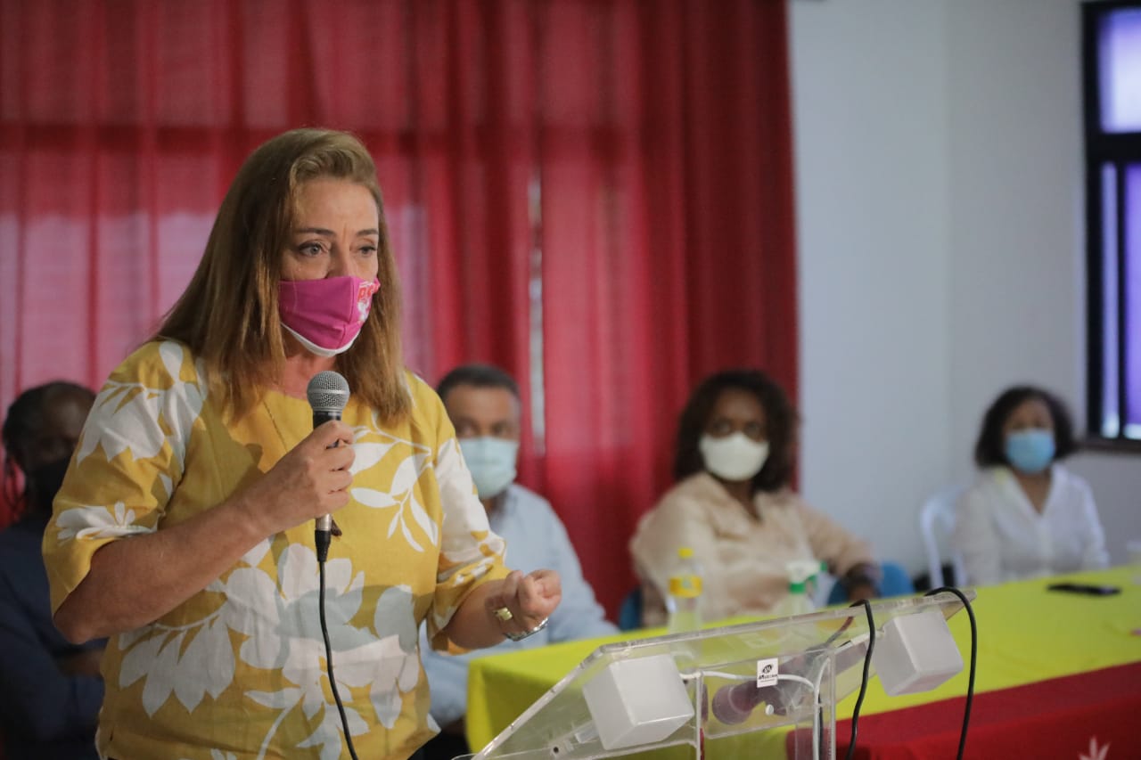 Imagem de Anunciada como vice de Denice, Fábiola cita Podemos como aliado e garante: ‘Vim para ganhar’ Imagem de Anunciada como vice de Denice, Fábiola cita Podemos como aliado e garante: ‘Vim para ganhar’