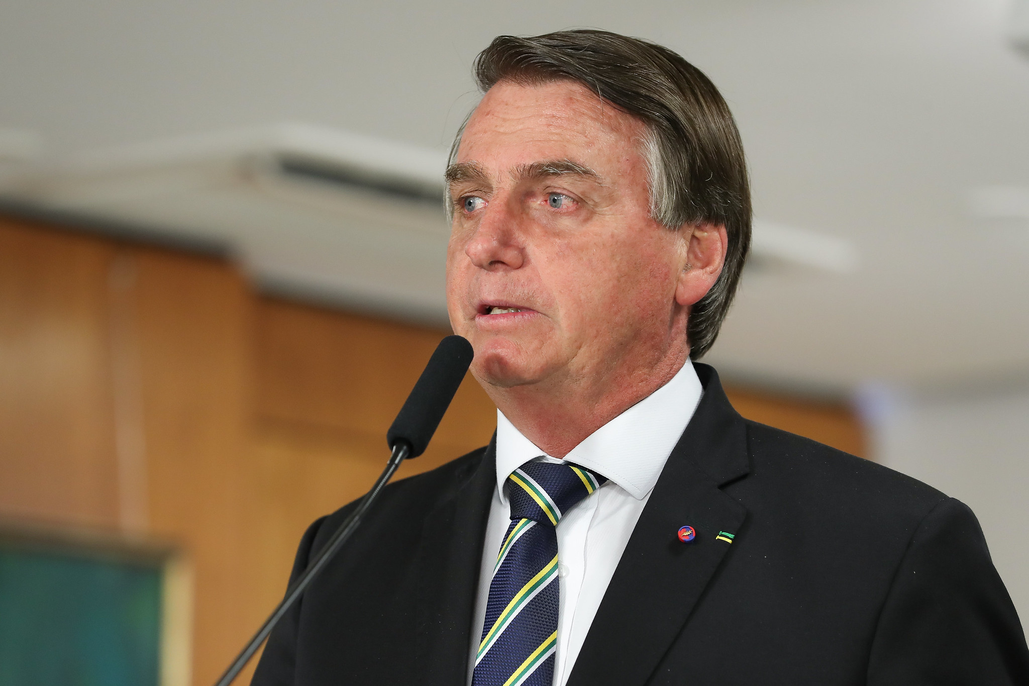 O presidente Jair Bolsonaro