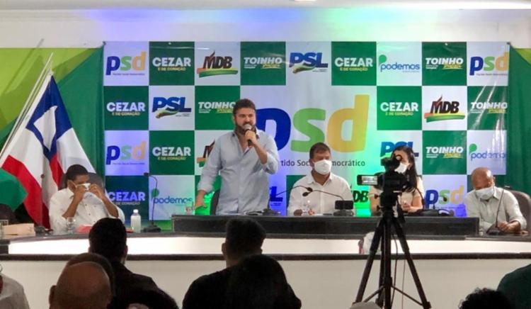 Imagem de Coração de Maria: Cézar de Fonfona oficializa candidatura à Prefeitura pelo PSD