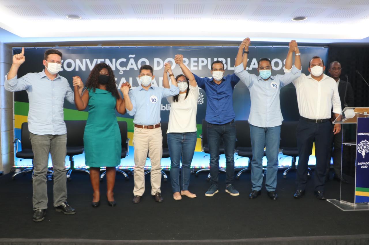 Imagem de "Vamos seguir em frente, sempre juntos na esperança de uma Salvador melhor", diz Ireuda Silva na convenção do Republicanos Imagem de "Vamos seguir em frente, sempre juntos na esperança de uma Salvador melhor", diz Ireuda Silva na convenção do Republicanos