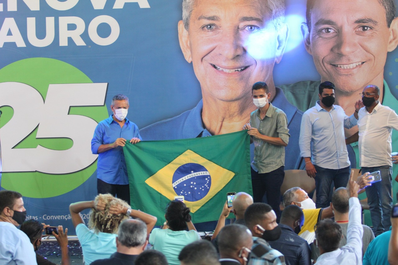 Imagem de Lauro de Freitas: convenção oficializa chapa Teobaldo-Mateus e confirma aliança entre DEM, PV e PSDB