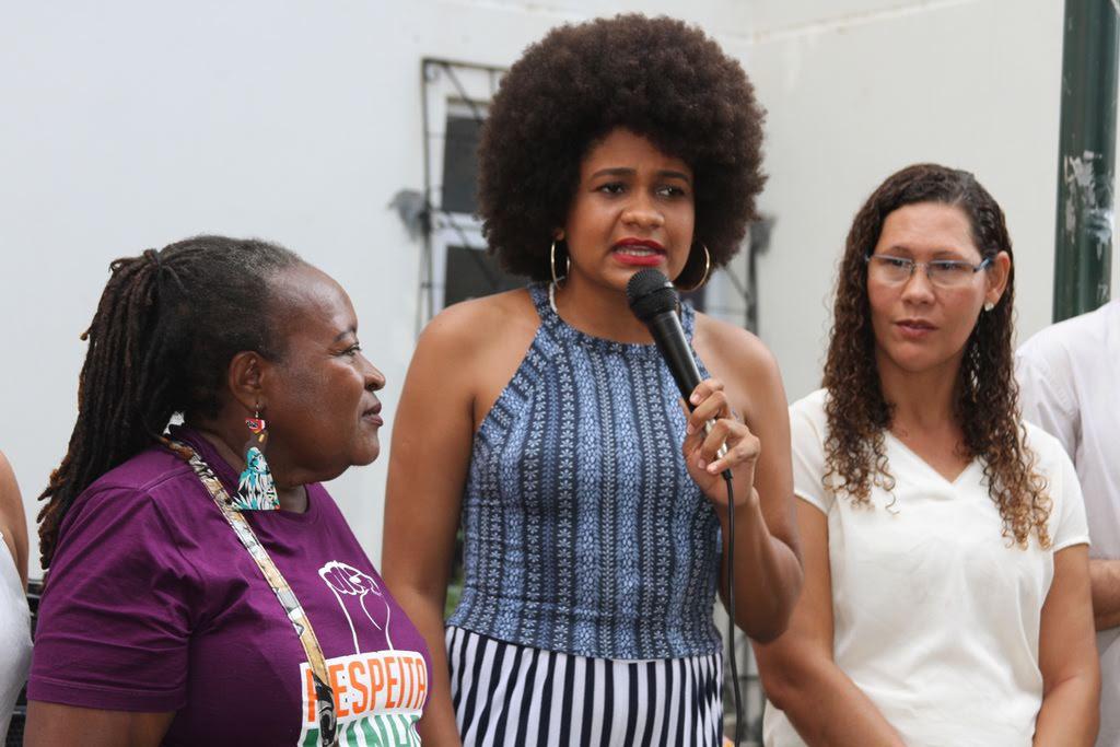 Imagem de Candidata a vereadora do PT na capital recebe apoio da presidente do Sindoméstico Imagem de Candidata a vereadora do PT na capital recebe apoio da presidente do Sindoméstico