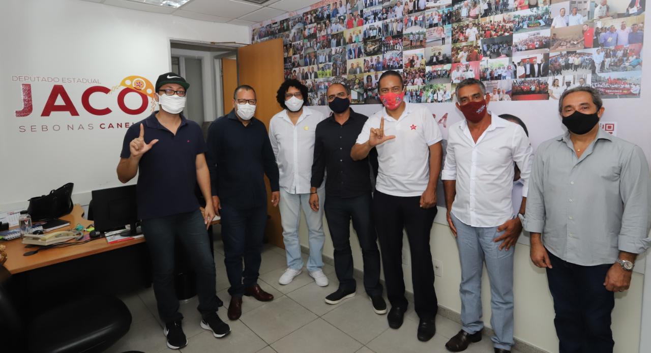 Encontro aconteceu no gabinete do deputado Jacó (PT) Encontro aconteceu no gabinete do deputado Jacó (PT)