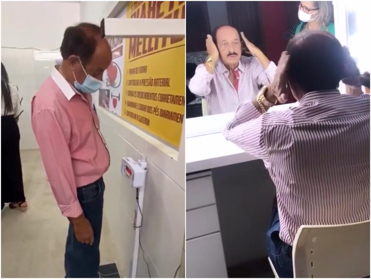 Em tom descontraído, o prefeito resolveu soltar um vídeo medindo o próprio peso, chegando até a publicar um registro dele próprio se arrumando Em tom descontraído, o prefeito resolveu soltar um vídeo medindo o próprio peso, chegando até a publicar um registro dele próprio se arrumando
