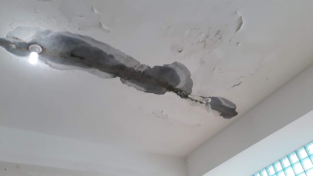 Teto do Instituto Municipal de Educação Professor José Arapiraca