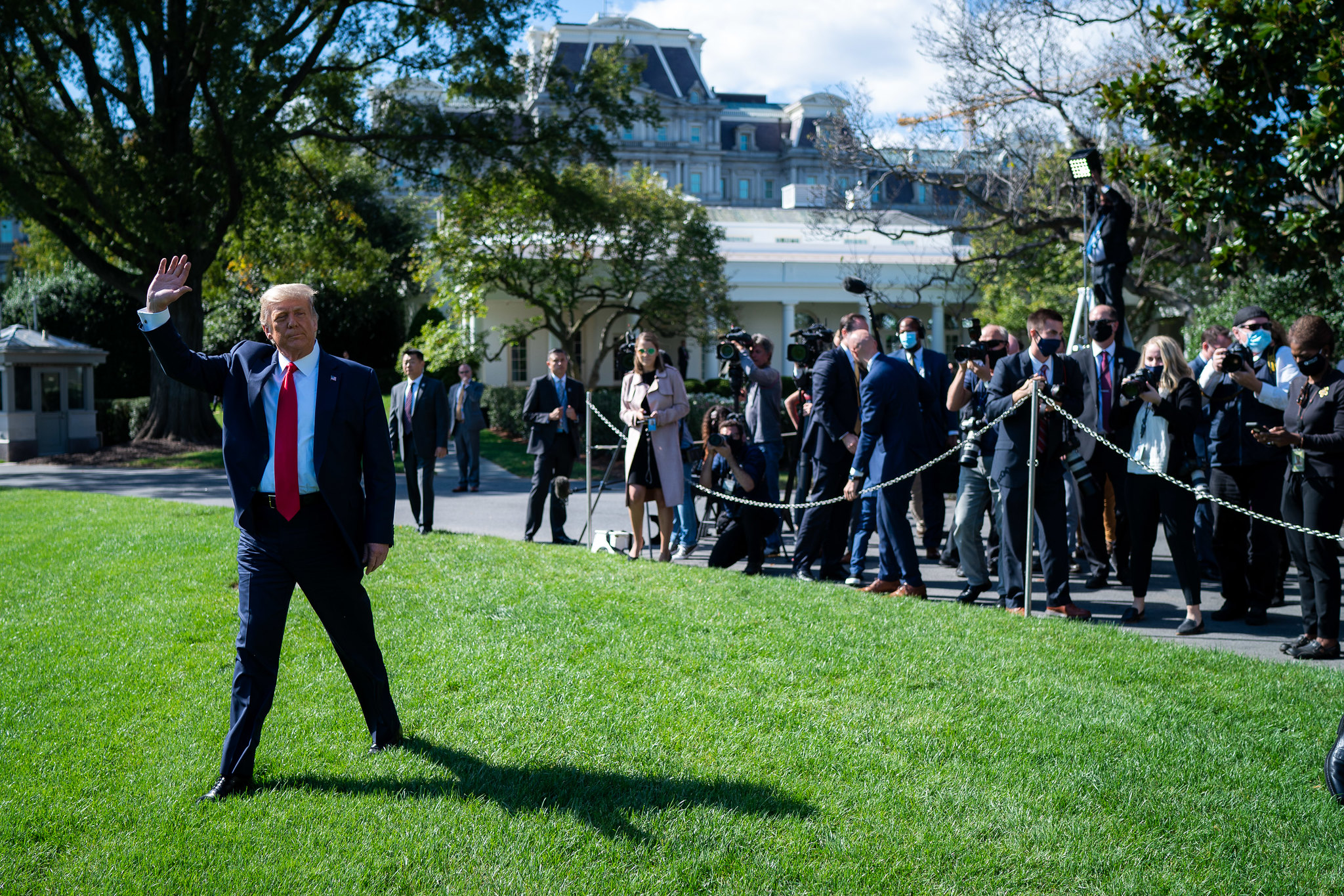 Na imagem, o presidente dos Estados Unidos, Donald Trump