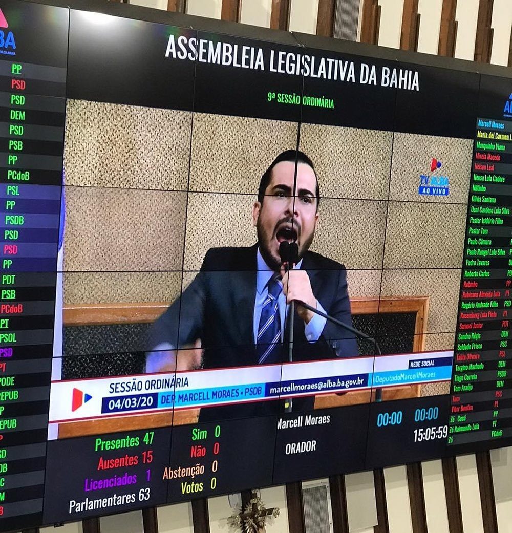 Marcell Moraes teve seu mandato cassado pela Justiça Eleitoral, mas devolve a prestação os bens públicos da Assembleia