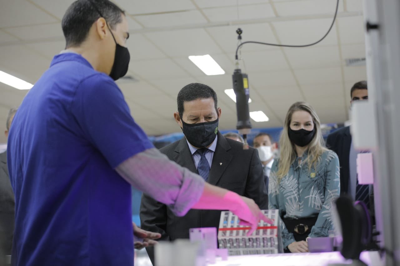 Vice-presidente Hamilton Mourão participou da cerimônia