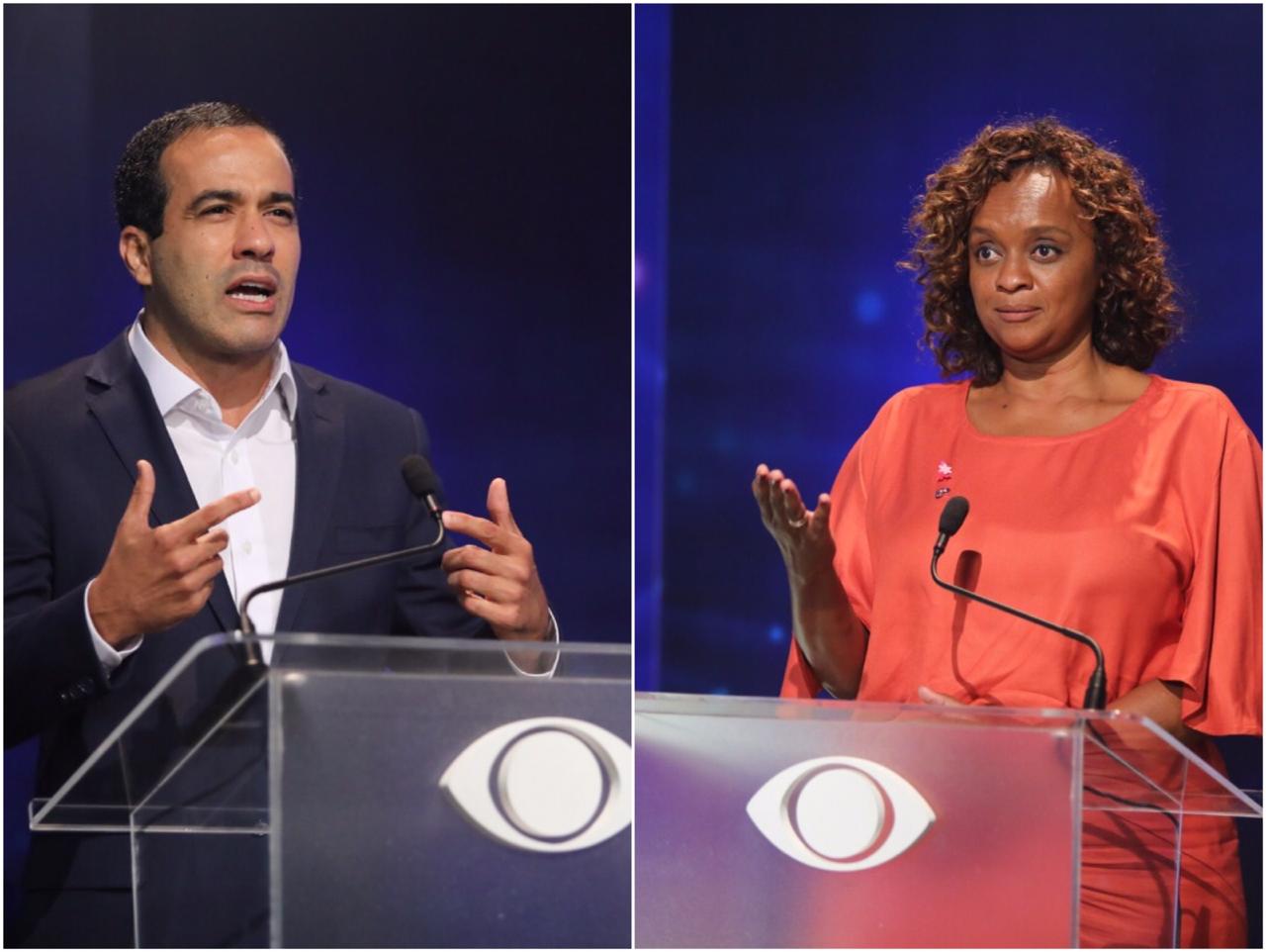 Bruno Reis (DEM) e Major Denice (PT)