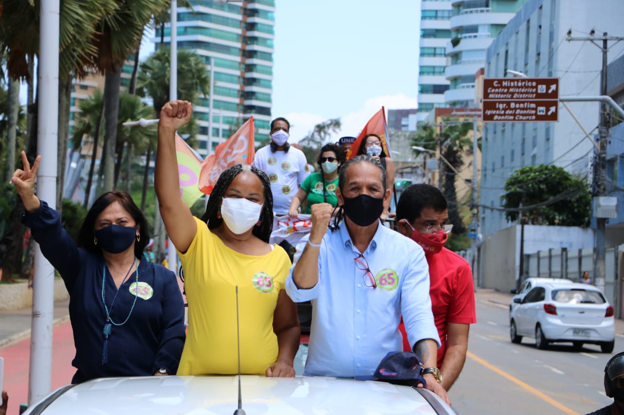 Olívia Santana e Joca Soares