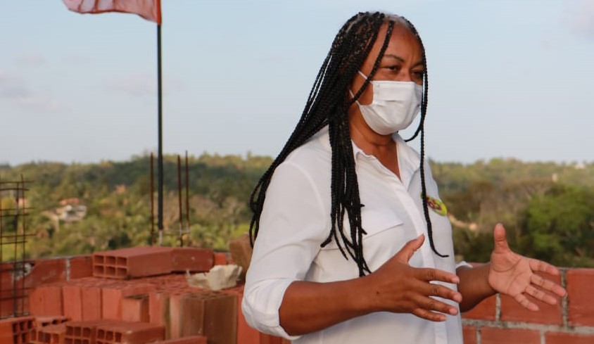 Candidata à Prefeitura de Salvador, Olivia Santana