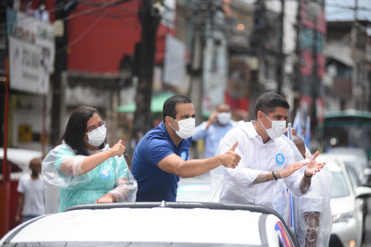 Ana Paula Matos, Bruno Reis e ACM Neto Ana Paula Matos, Bruno Reis e ACM Neto
