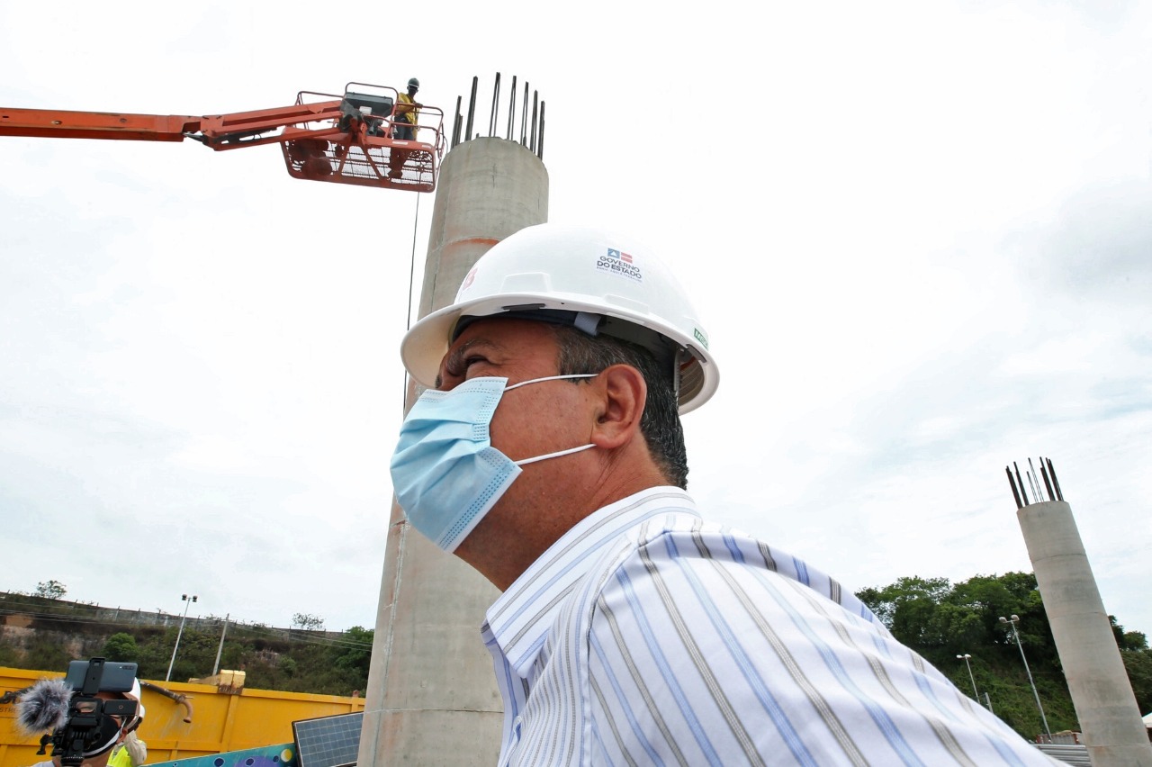 Na imagem, o governador Rui Costa, do PT