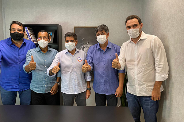 Alan Sanches, Genival Deolino, ACM Neto, Luís Careca e Adolfo Viana Alan Sanches, Genival Deolino, ACM Neto, Luís Careca e Adolfo Viana