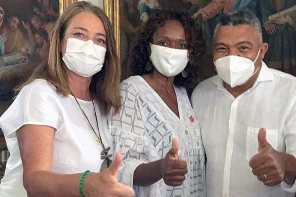 Fabíola Mansur, Major Denice e Valmir Assunção