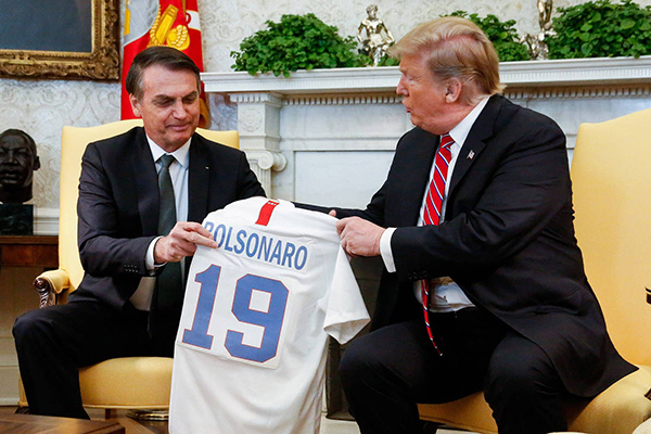 Jair Bolsonaro e Donald Trump Jair Bolsonaro e Donald Trump