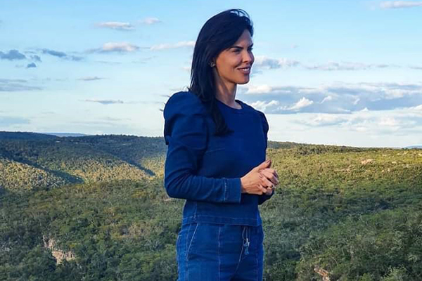 A candidata a prefeita de Morro do Chapéu, Juliana Araújo A candidata a prefeita de Morro do Chapéu, Juliana Araújo